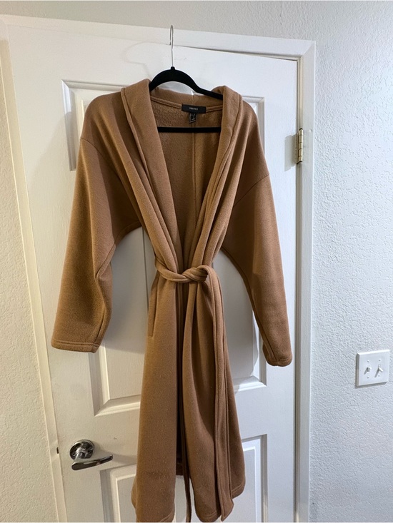Forever 21 Jackets & Blazers - Forever 21 Camel Tie-Belt Trench Coat
